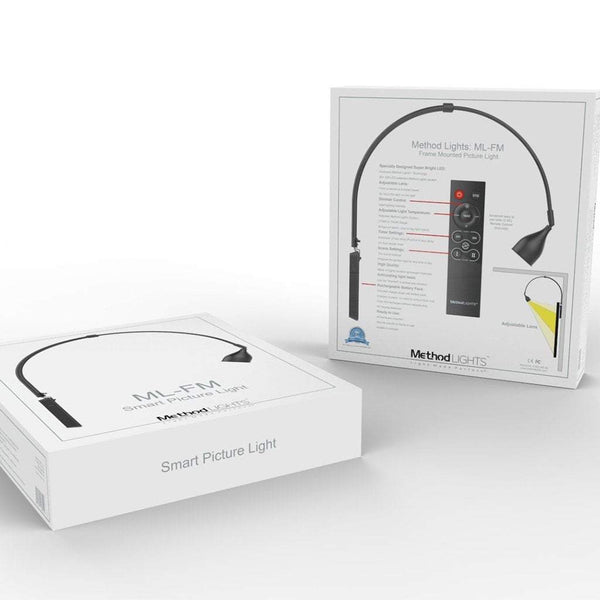 ML-FM Frame Mounted Picture Light - Perfect Art Lights