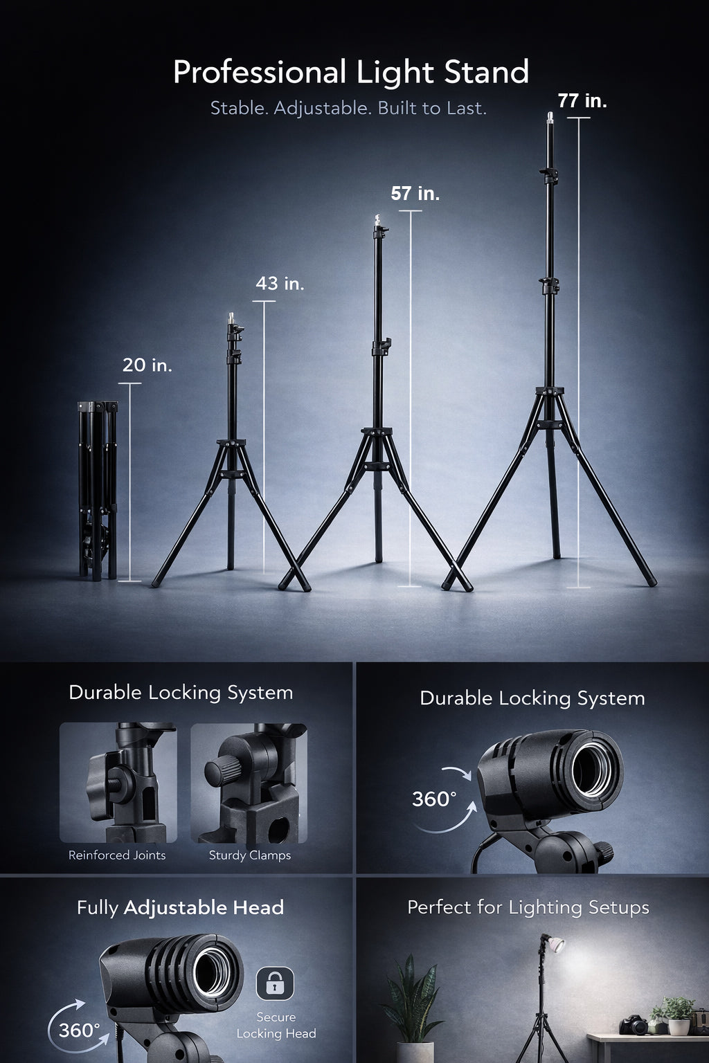 Studio Art Light Stand – Method Lights