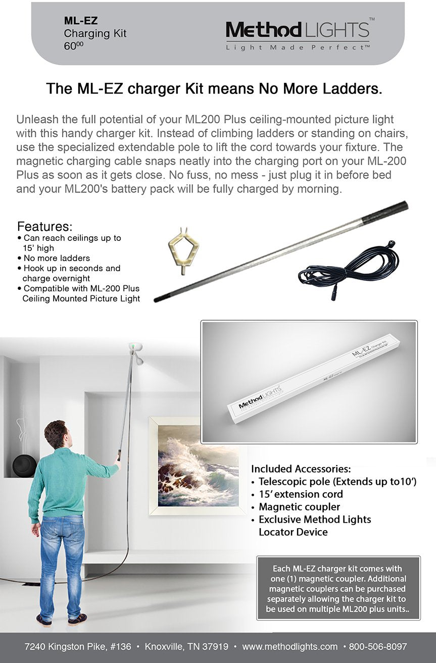 ML-EZ Charger Kit (Use w/ the ML200 Plus) - Perfect Art Lights